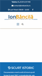Mobile Screenshot of ionbancila.ro